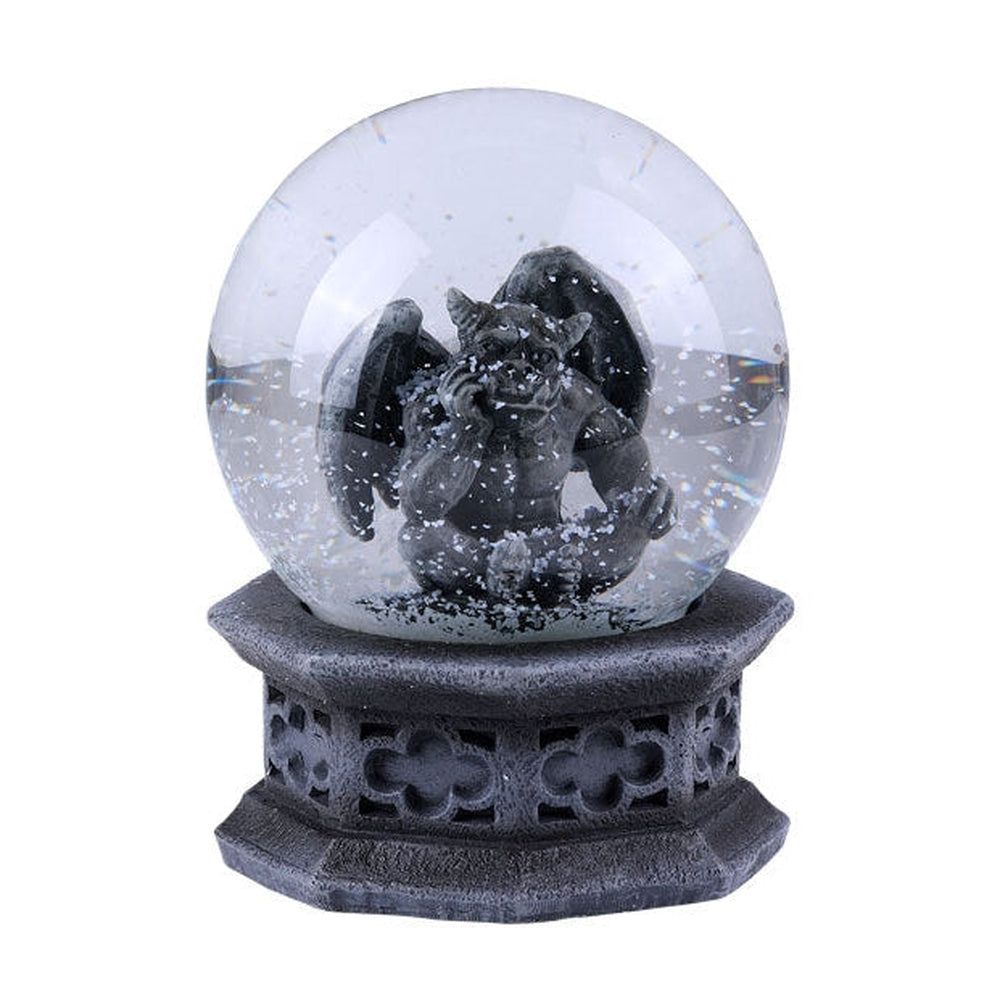 5&quot; Gargoyle Water Globe, SKU PG-13384, UPC 700317118497