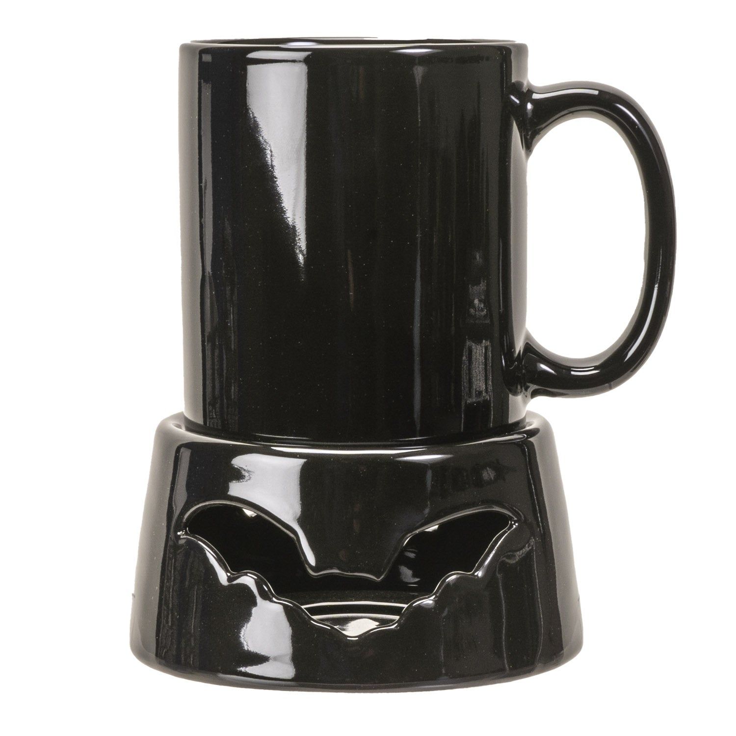 5&quot; Tealight Mug Warmer - Bat (Mug Included), SKU PG-15224, UPC 700317118213