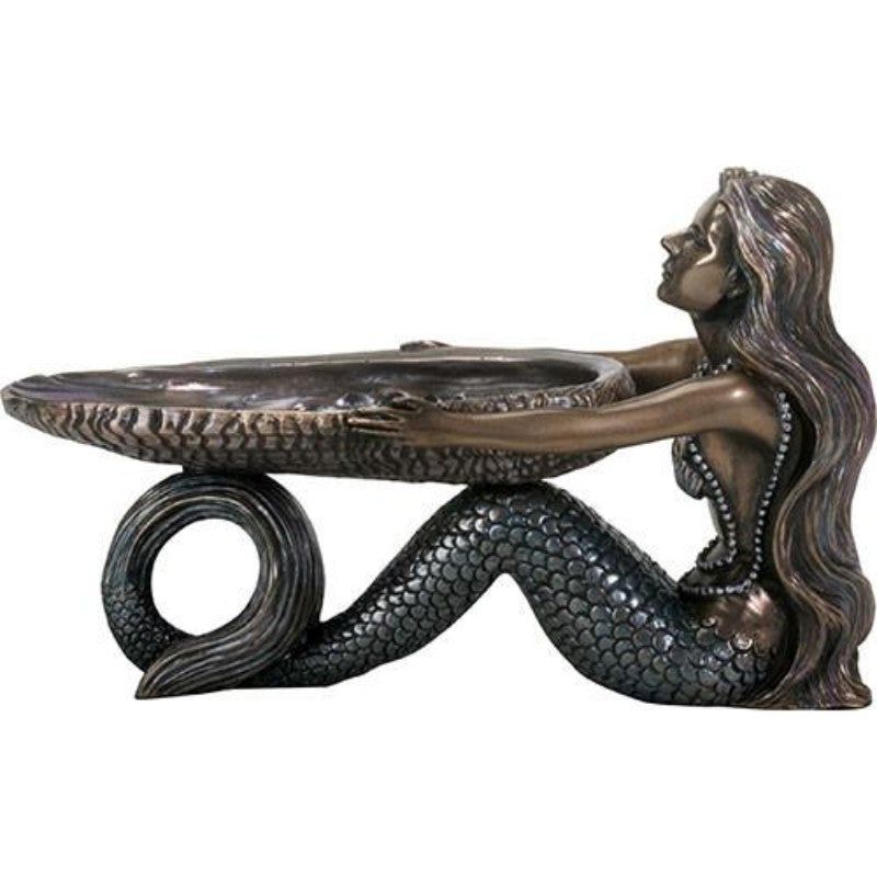 8.75&quot; Mermaid with Abalone Shell Statue, SKU PG-Y9108, UPC 700317124467