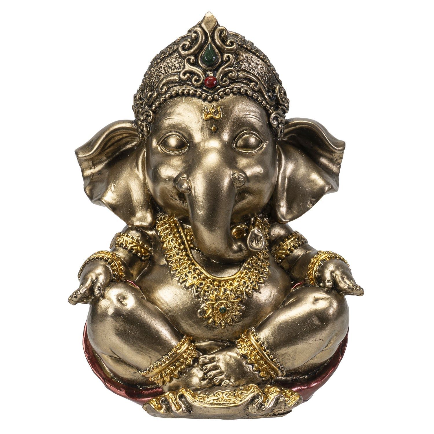 5&quot; Hindu Statue - Ganesha #3, SKU PG-14722, UPC 700317054054