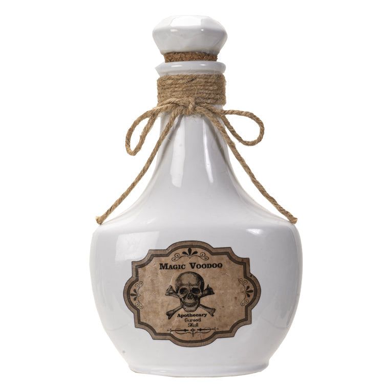 7.8&quot; Ceramic Bottle - Magic Voodoo, SKU PG-15092, UPC 700317075455