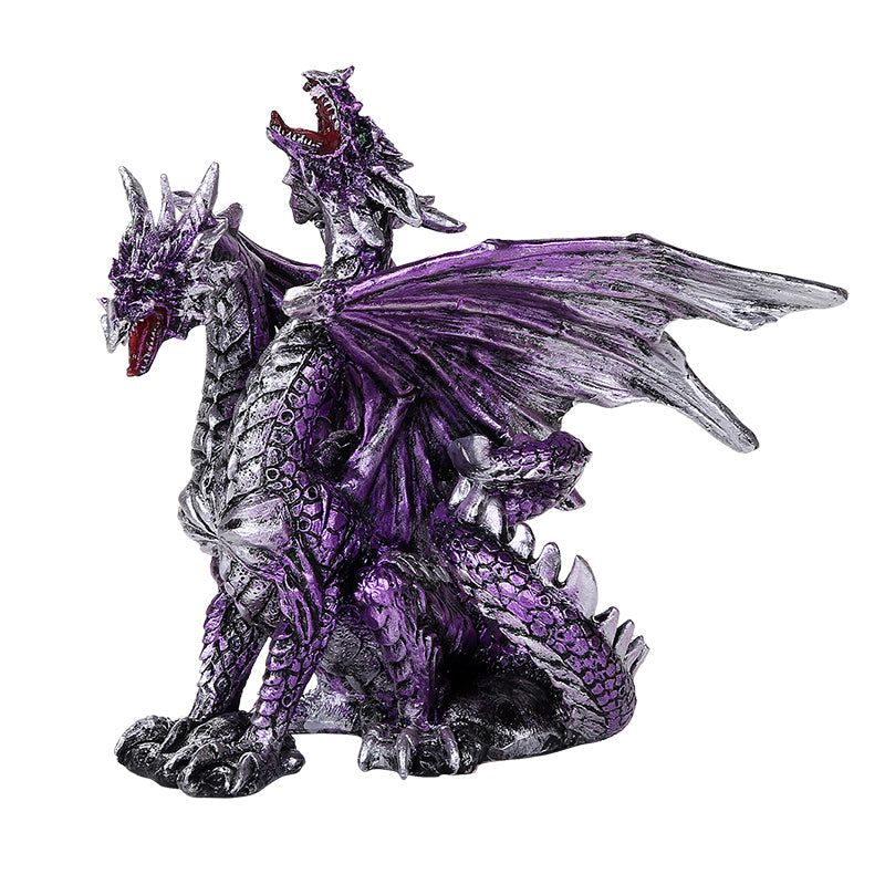 4.7&quot; Dragon Statue - Double Headed Dragon, SKU PG-12392, UPC 700317079170