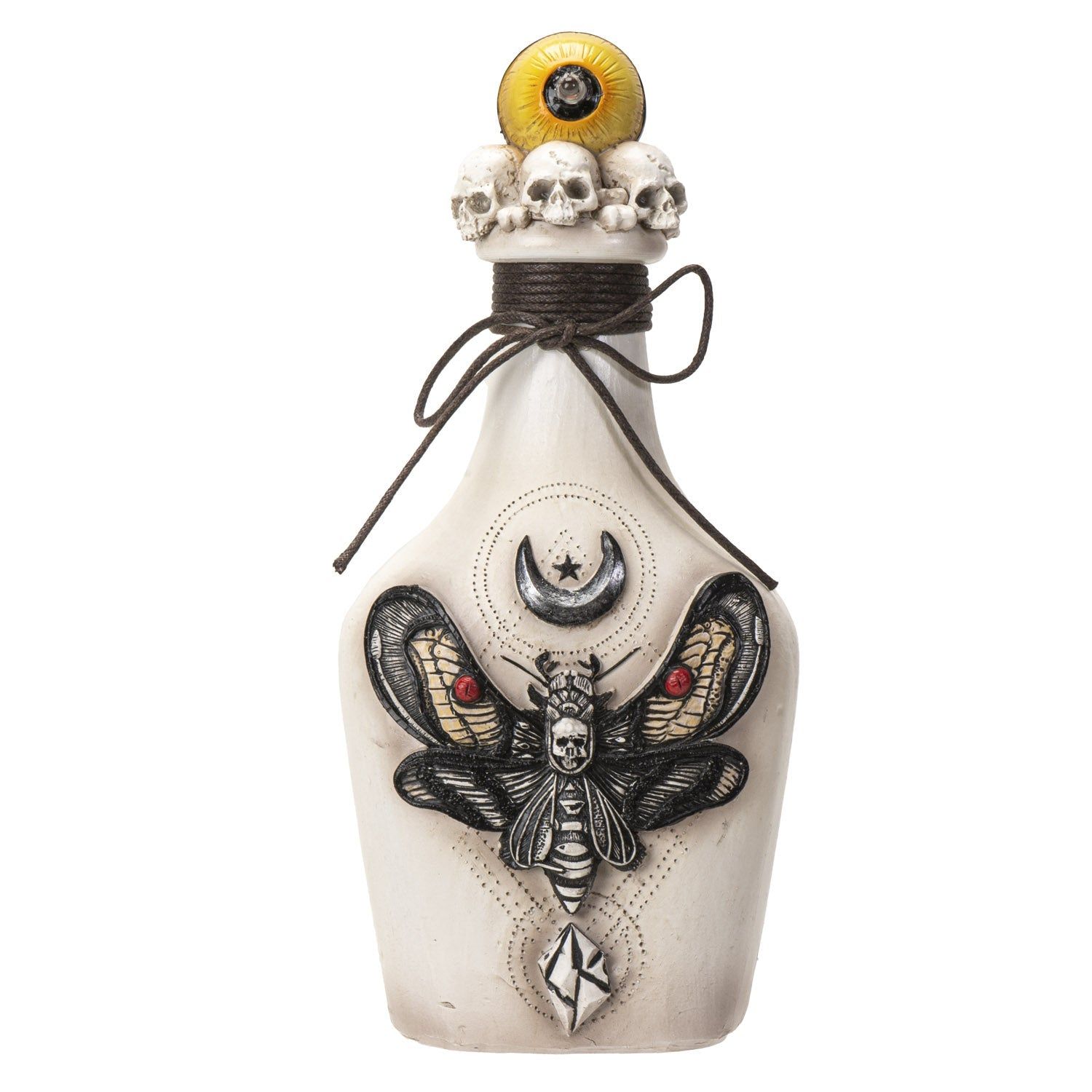 9.8&quot; Moth Bottle Statue with LED Light, SKU PG-15098, UPC 700317076902