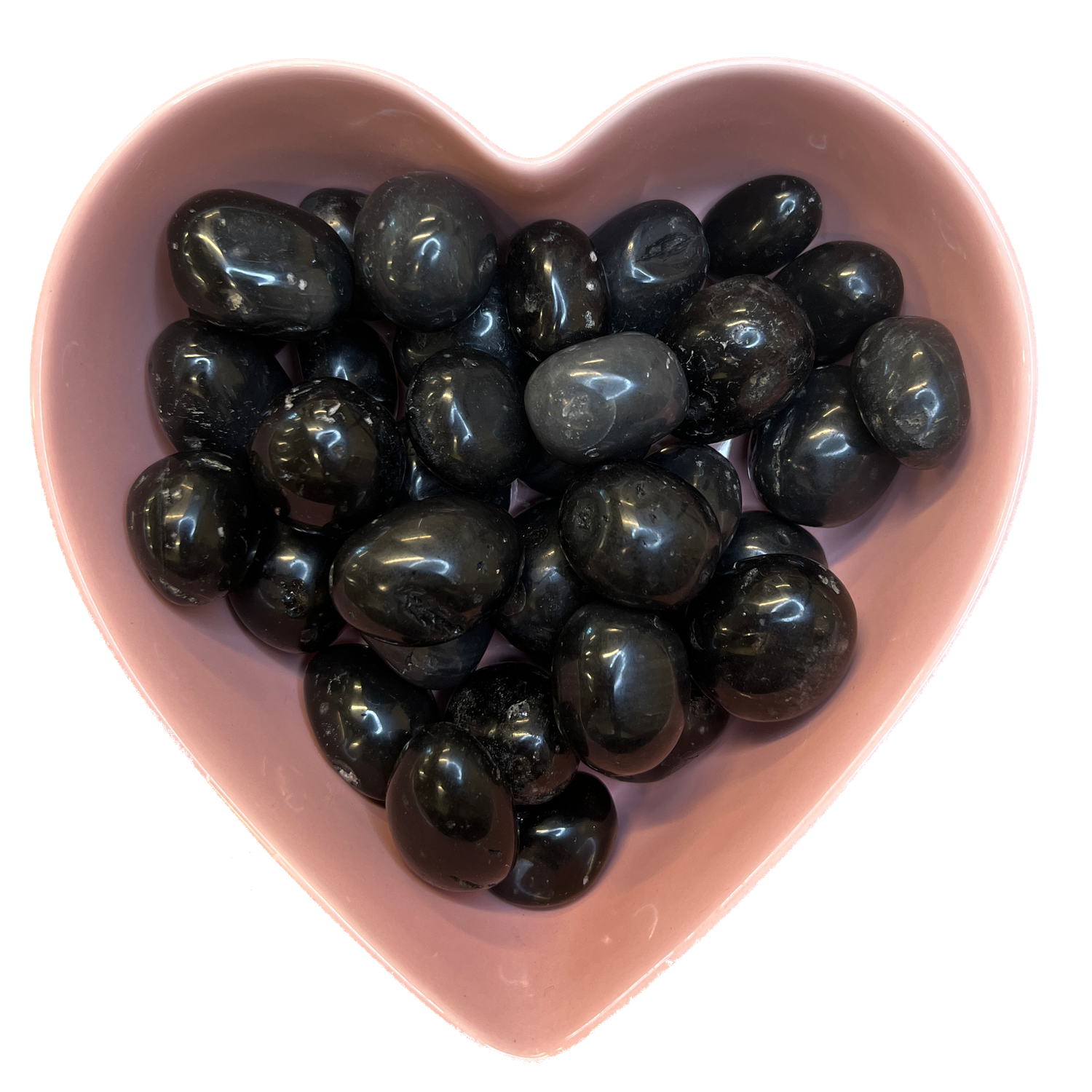 Black Agni Manitite Tumbled Stone Natural Gemstone - One Stone, SKU TR-92, UPC 6016014899824