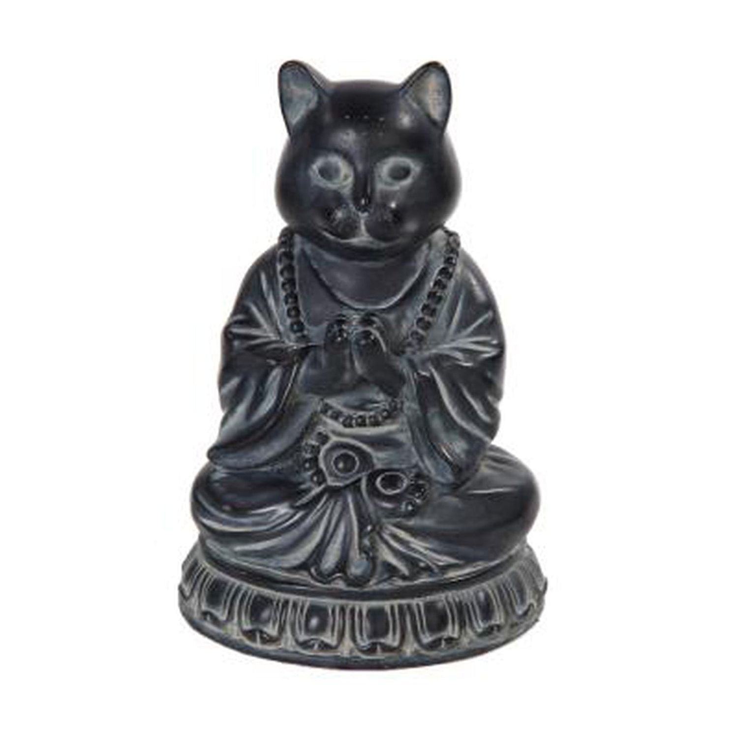 6&quot; Meditating Cat Statue, SKU PG-10517, UPC 700317252771