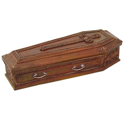 8&quot; Coffin Display Box, SKU PG-9066, UPC 700317291695