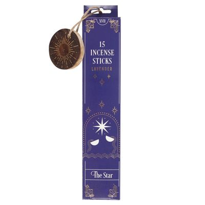 Tarot Series Incense Sticks - The Star - Lavender (Pack of 15), SKU PG-14581, UPC 700317031864