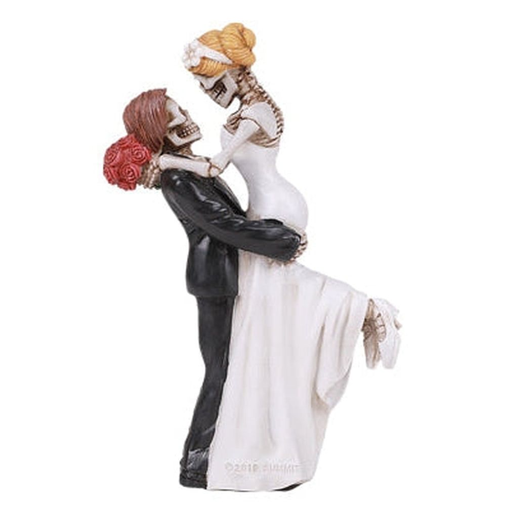6.25&quot; Skeleton Statue - Embracing Married Couple, SKU PG-13558, UPC 700317052197