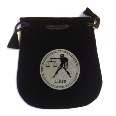 5&quot; Astrology Sign Velvet Bag - Libra, SKU VZ-LI, UPC 6016005282239