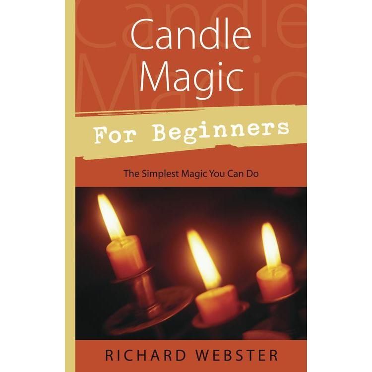 Candle Magic For Beginners by Richard Webster, SKU LW376, UPC 6016201377333