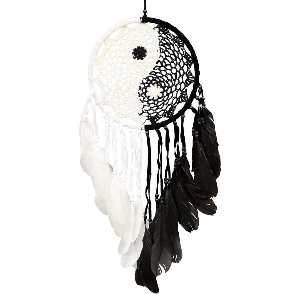 8&quot; Dream Catcher - Woven Yin Yang, SKU KH-30092, UPC 6016200013003