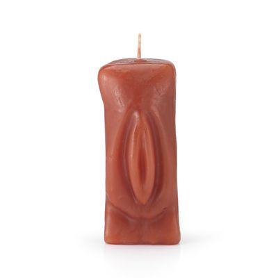 5&quot; Female Genital Candle - Red, SKU RM-10917, UPC 6016201826886