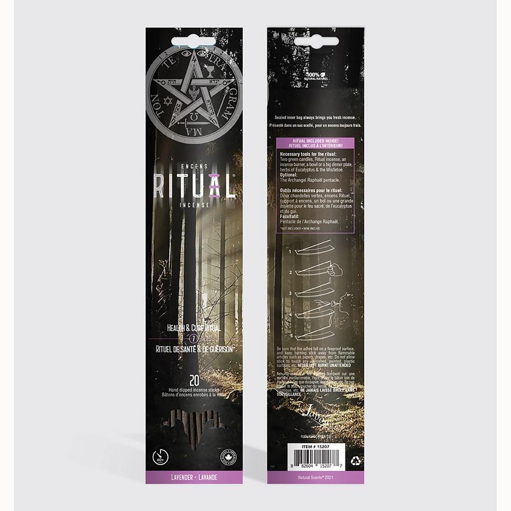 Ritual Incense 20 Sticks - Health &amp; Cure, SKU KH-72518, UPC 6016022593561
