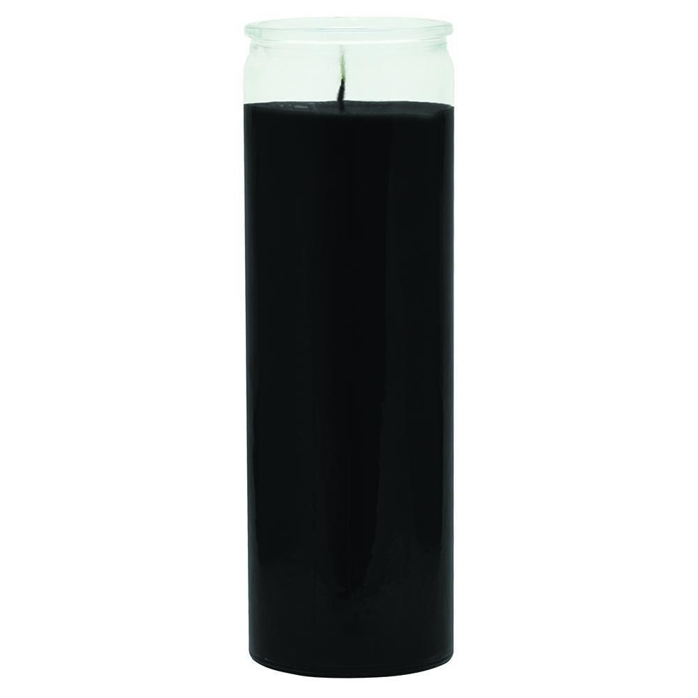 7 Day Jar Candle - Black, SKU RM-17101, UPC 6016246756742