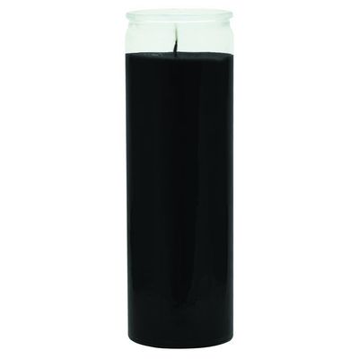 7 Day Jar Candle - Black, SKU RM-17101, UPC 6016246756742