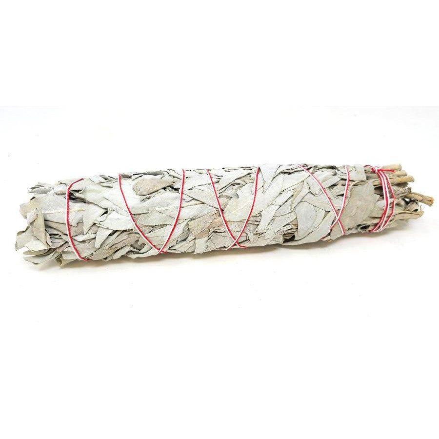 9&quot; California White Sage Smudge Stick, SKU SB7, UPC 6016203732796