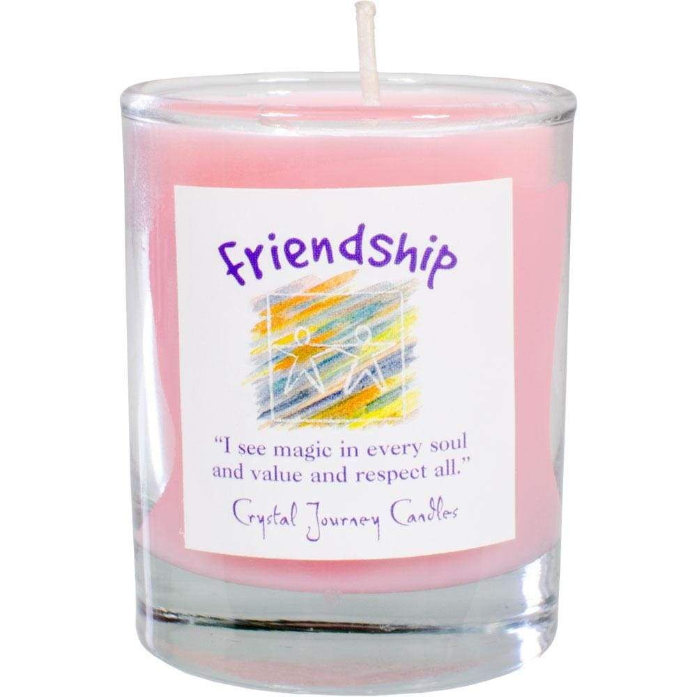 Reiki Charged Soy Herbal Filled Votive Candle - Friendship, SKU KH-39221, UPC 6016210779746
