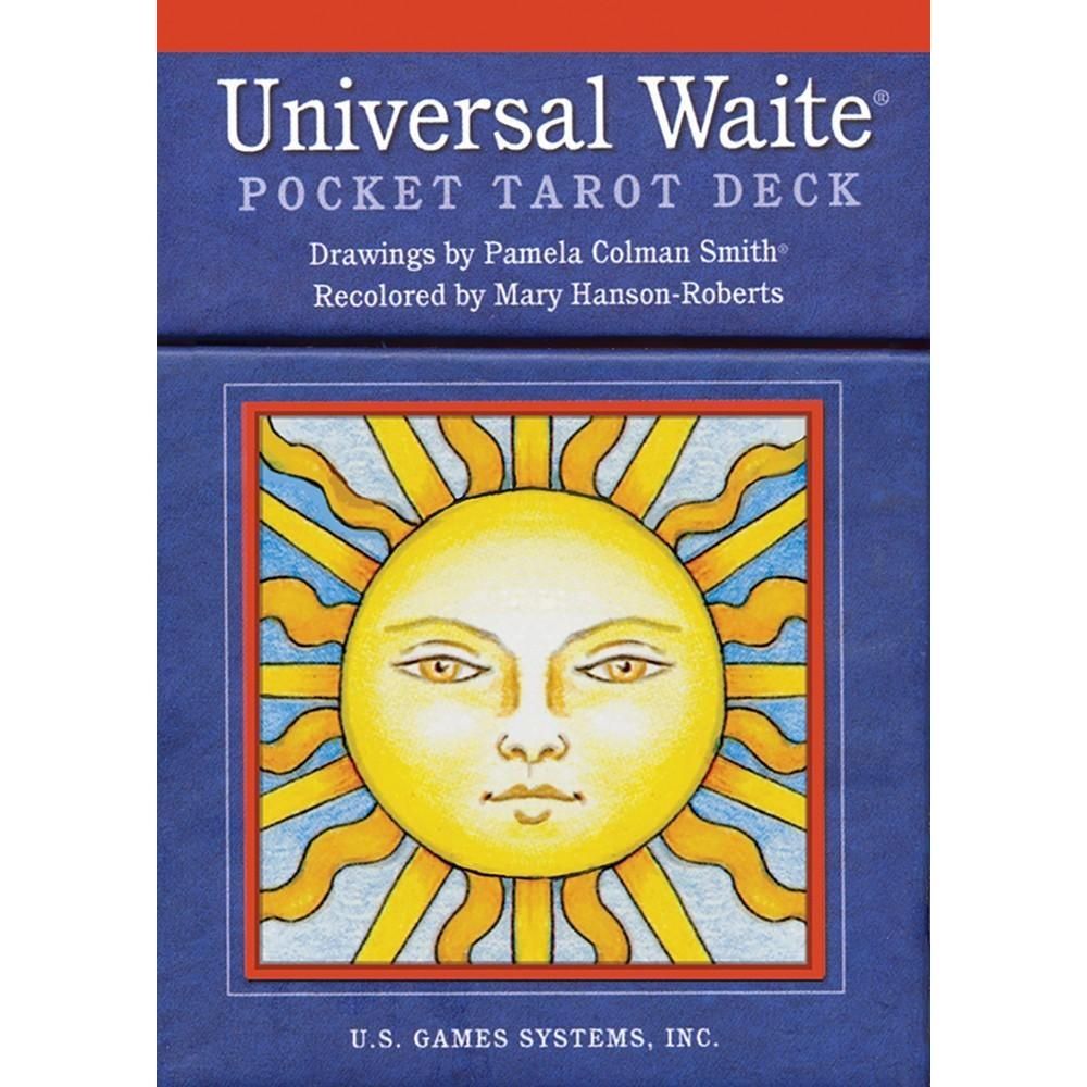 Universal Waite Tarot Deck (Pocket Edition) by Mary Hanson-Roberts, SKU UG-PUW78, UPC 6016207978978