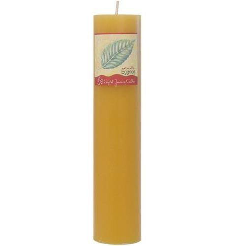 Traditional 1.5&quot; x 7&quot; Pillar Candle - Festive Eggnog, SKU CJ-TP810, UPC 700317056737