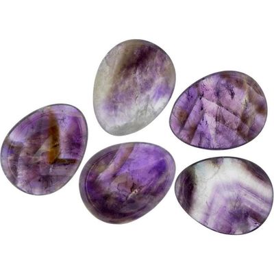 Worry Stone - Amethyst, SKU U00-02-WOST-02-1, UPC 6016212557502