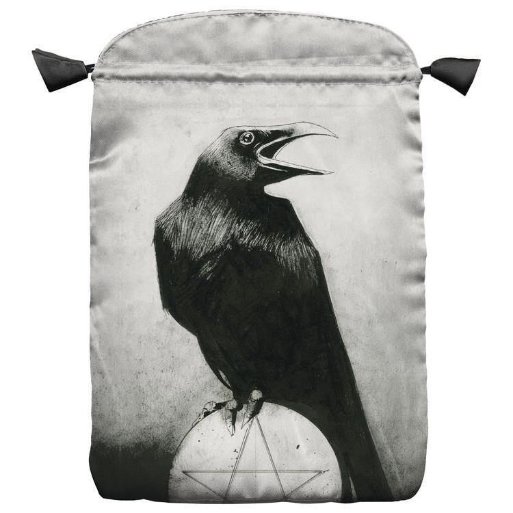 Murder of Crows Satin Tarot Bag by Corrado Roi, SKU LW286, UPC 6016200841897