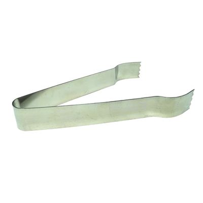 5.75&quot; Stainless Steel Tongs for Charcoal - Plain, SKU CT, UPC 6016245282266