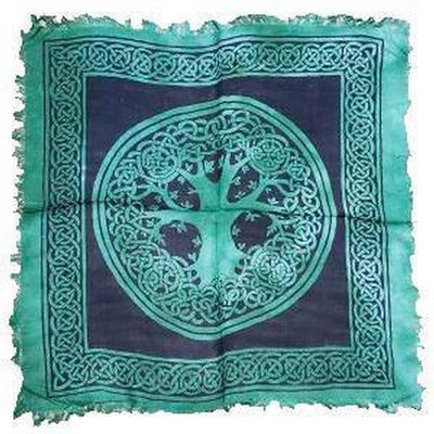 18&quot; Satin Altar Cloth - Tree of Life, SKU SC93, UPC 6016204138160