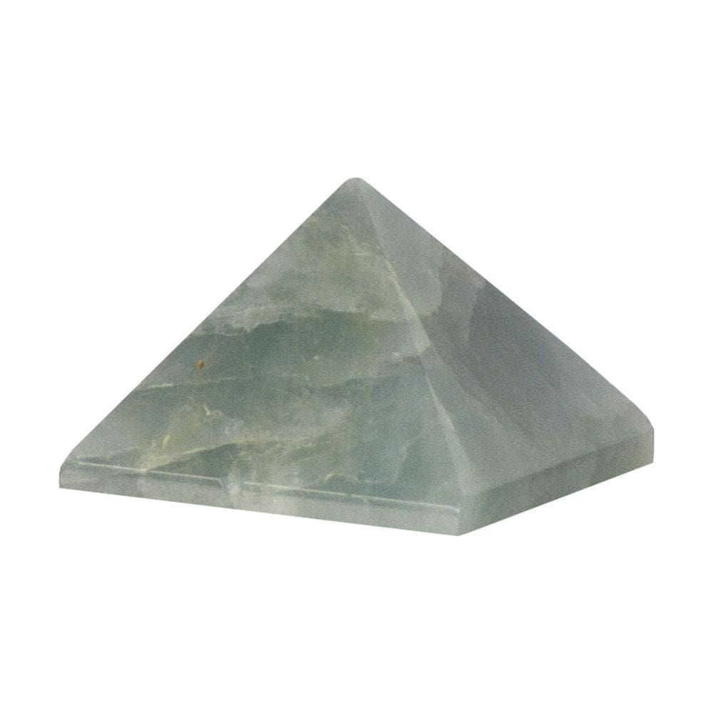 25-35 mm Gemstone Pyramid - Aquamarine, SKU KH-63131, UPC 6016226790742