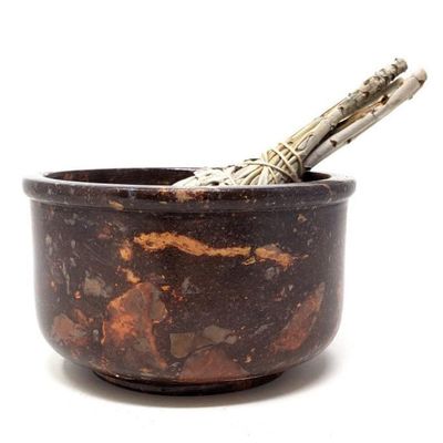 4&quot; Soapstone Smudge Pot / Burner, SKU ST5B, UPC 6016202885882