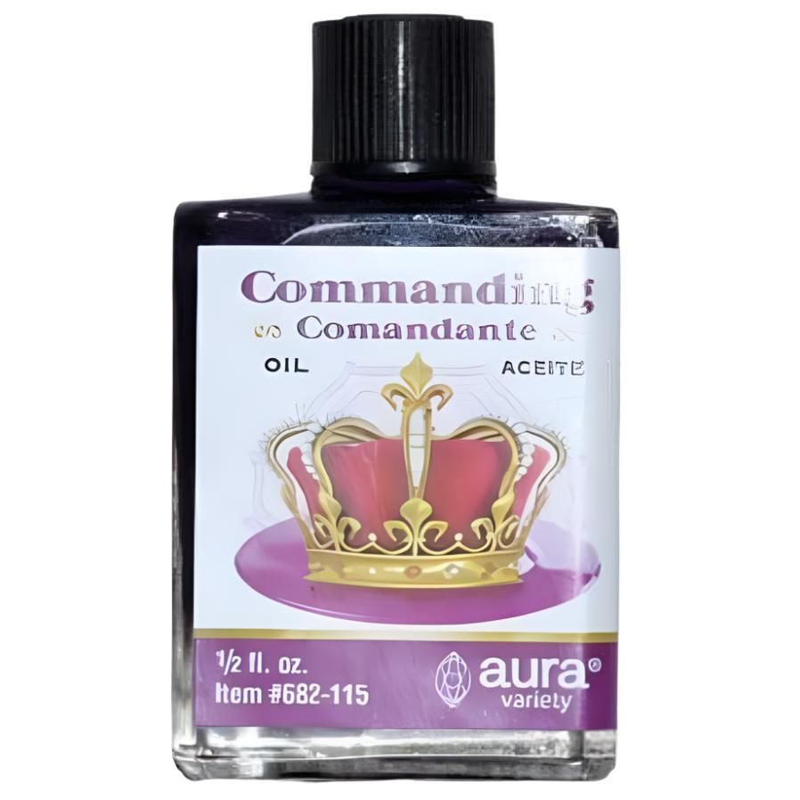 1/2 oz Aura Spiritual Oil - Commanding (Comandante), SKU RM-682115, UPC 6016204835861