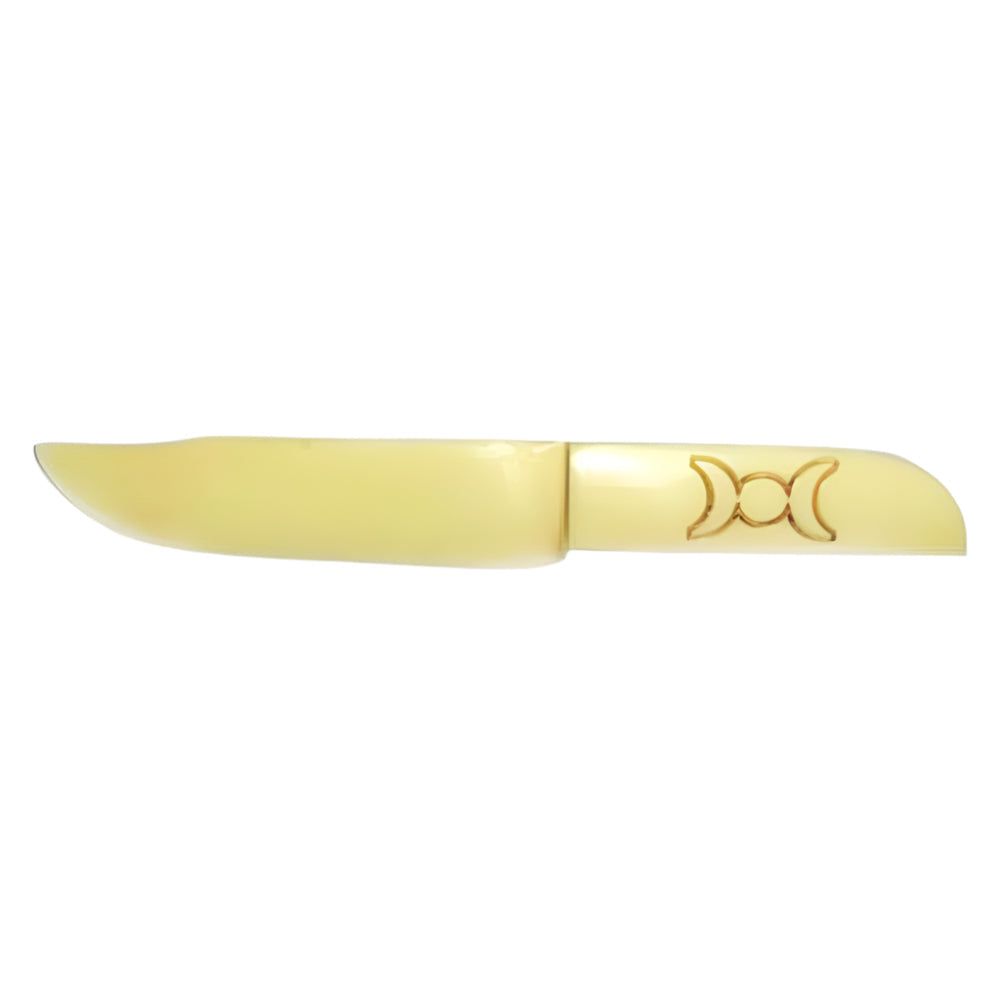 7&quot; Triple Moon Acrylic Athame, SKU ATM1-T, UPC 6016218378309
