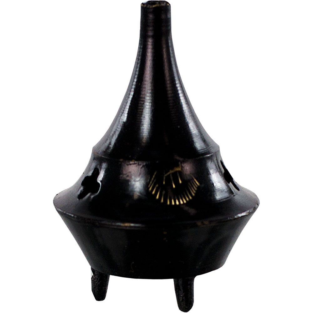 2.25&quot; Black Cone Burner Brass, SKU KH-94500-D6, UPC 6016212059037