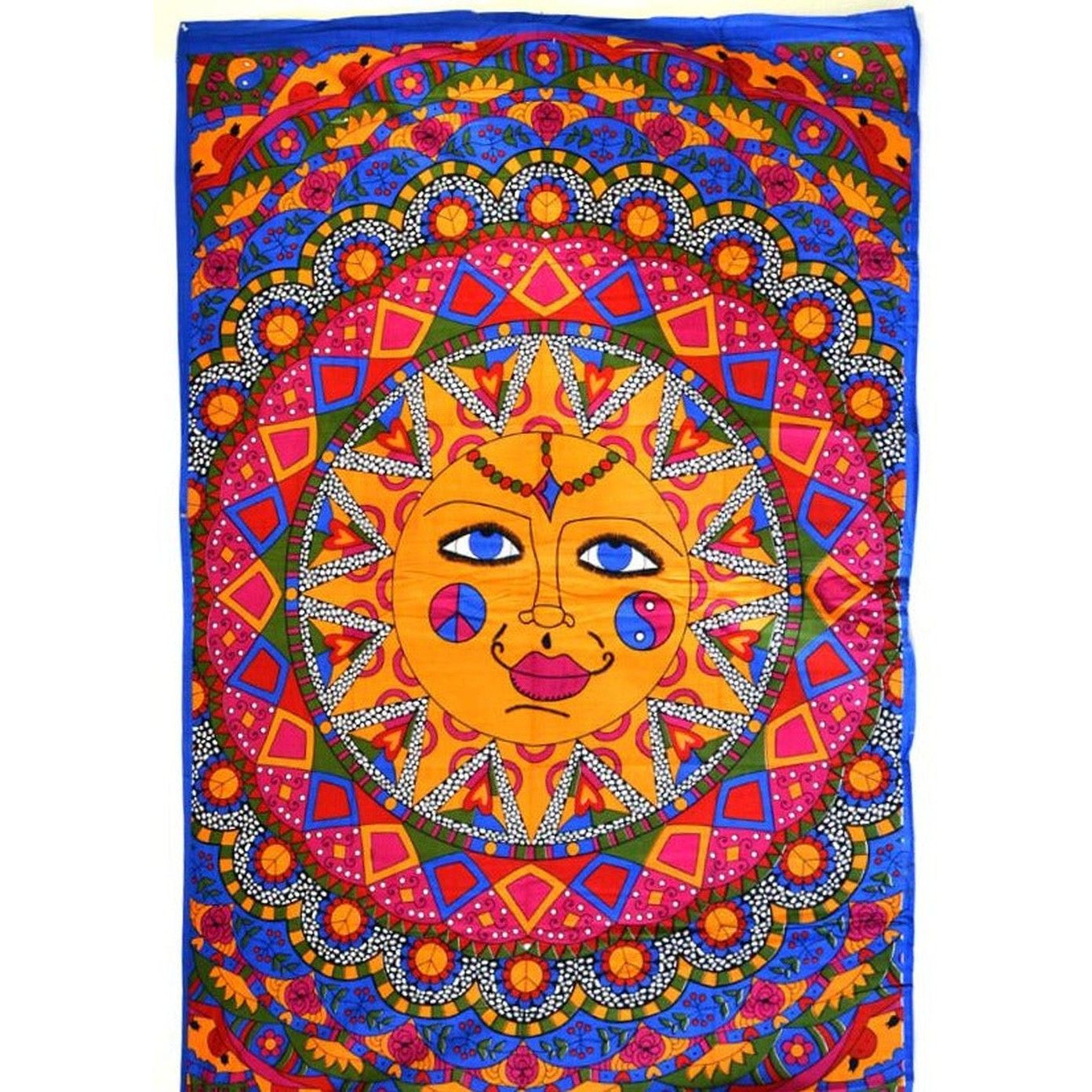 54&quot; X 86&quot; Sun Multi Color Tapestry, SKU X205-TST-SUN, UPC 6016208117130