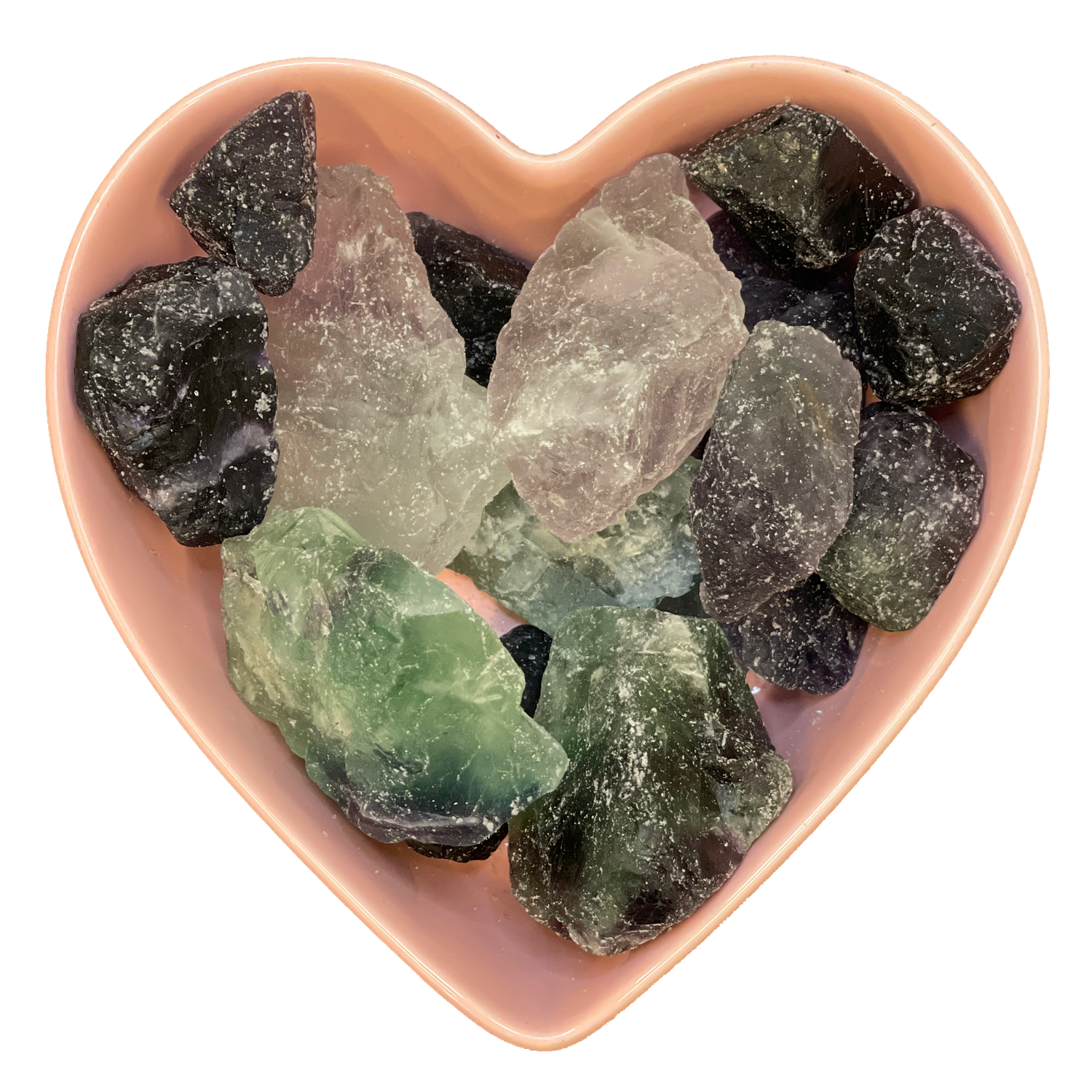 Rainbow Fluorite Rough Stone Natural Gemstone - One Stone, SKU TR-150, UPC 6016005458412