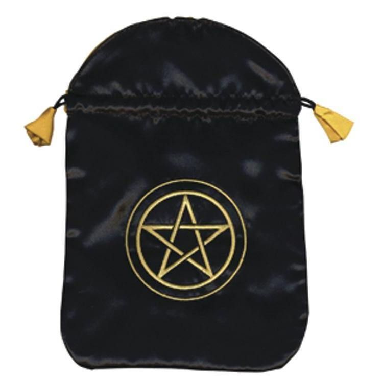 Pentacle Satin Tarot Bag by Lo Scarabeo, SKU LW226, UPC 6016200512599
