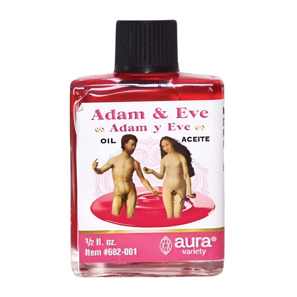 1/2 oz Aura Spiritual Oil - Adam &amp; Eve (Adam y Eve), SKU AV-32, UPC 6016203740760