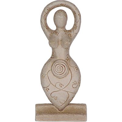 5.5&quot; Gypsum Cement Figurine - Spring Goddess, SKU KH-32502, UPC
