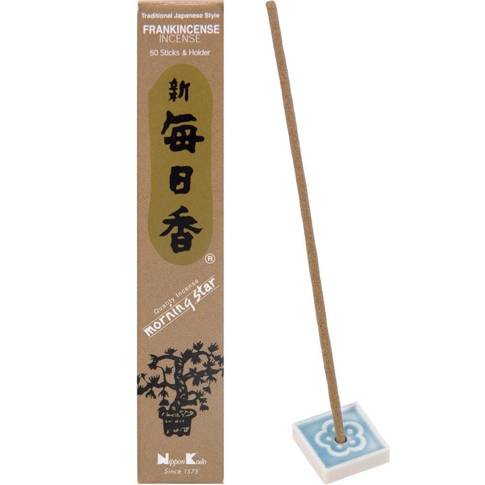 Morning Star Incense 50 Sticks - Frankincense (Box of 12 Packs), SKU KH-72755, UPC 6016203490474