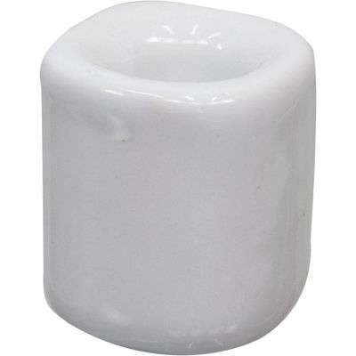 Ceramic Chime Candle Holder - White, SKU KH-03597-D5, UPC 6016222952922