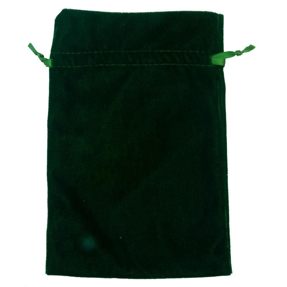 6&quot; x 9&quot; Premium Unlined Velvet Bag - Moss, SKU KH-60110, UPC 6016218056078