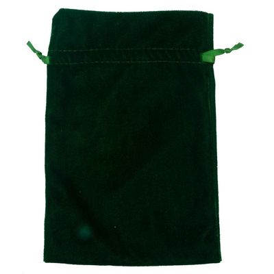 6&quot; x 9&quot; Premium Unlined Velvet Bag - Moss, SKU KH-60110, UPC 6016218056078
