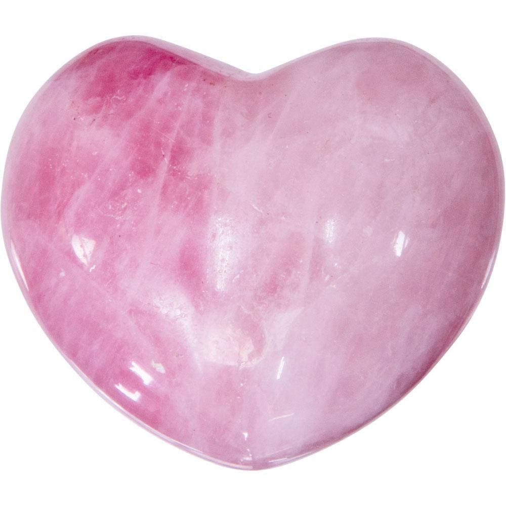 2&quot; Puffed Gemstone Heart - Rose Quartz, SKU KH-62351, UPC 6016255881831