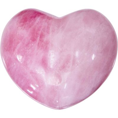 2&quot; Puffed Gemstone Heart - Rose Quartz, SKU KH-62351, UPC 6016255881831
