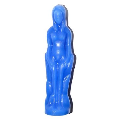 8&quot; Female Candle - Blue, SKU RM-10938, UPC 6016214446439