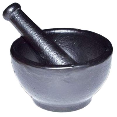 2.75&quot; Cast Iron Mortar &amp; Pestle Set, SKU MP1, UPC 6016207235262