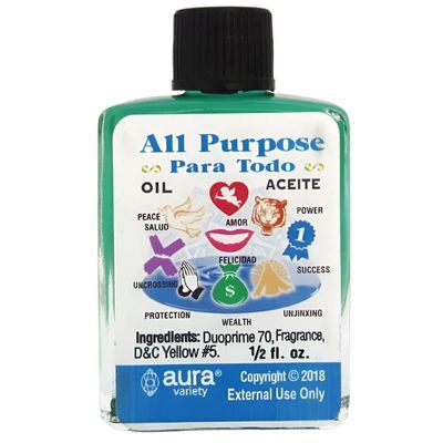 1/2 oz Aura Spiritual Oil - All Purpose (Para Todo), SKU RM-682010, UPC 6016202197121