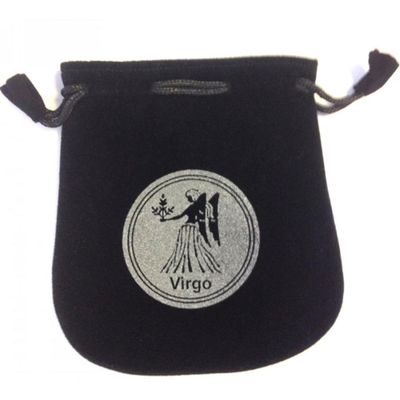 5&quot; Astrology Sign Velvet Bag - Virgo, SKU VZ-VI, UPC 6016013165159