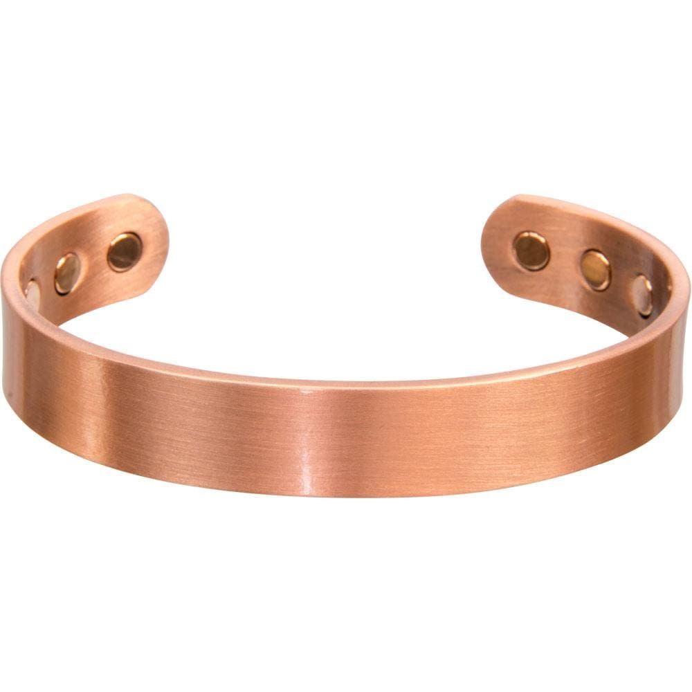 Antique Copper Magnetic Bracelet - Plain, SKU KH-95350, UPC 6016201789754