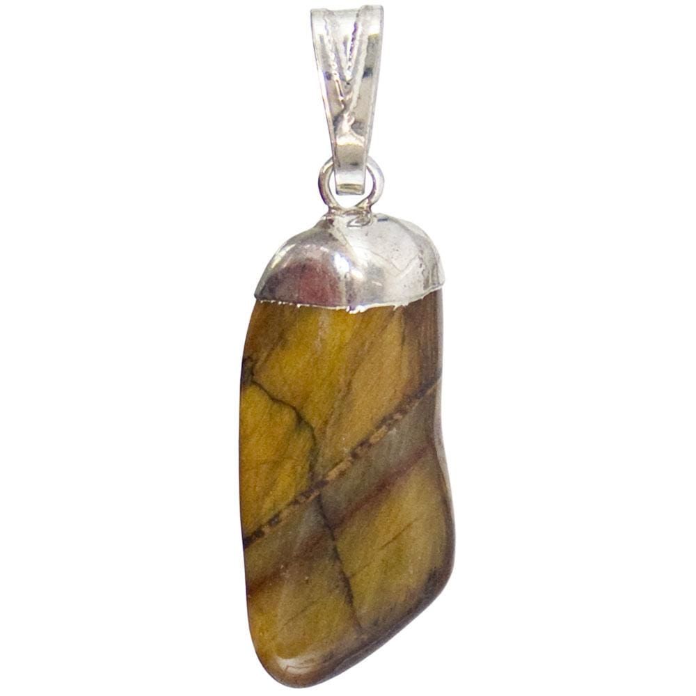 Tumbled Stone Pendant - Tiger Eye, SKU KH-98957, UPC 6016209966966