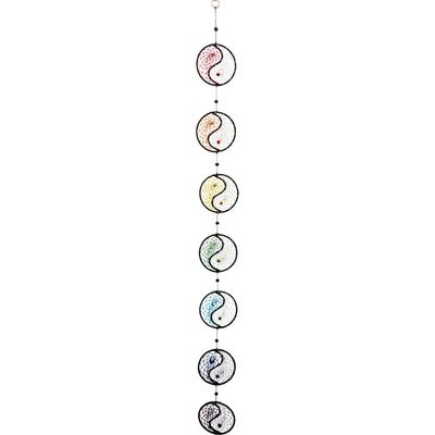 45&quot; Dream Catcher - Chakra Yin-Yang, SKU KH-30220, UPC 6016219395381